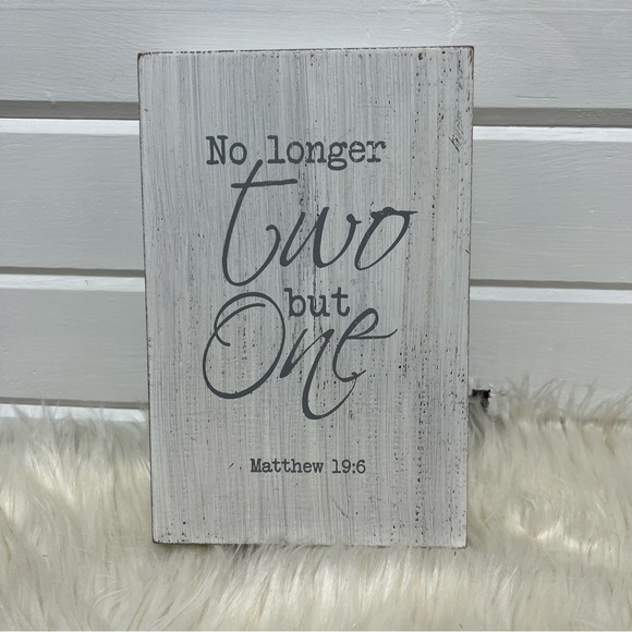 Other - Hobby Lobby Small Wood Religious Wedding Canvas
